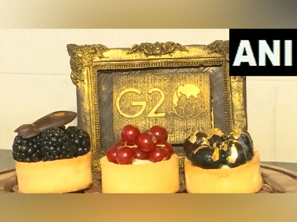 Visual of sweet dishes prepared by Hotel Leela Palace for G20 Summit (Photo/ANI)