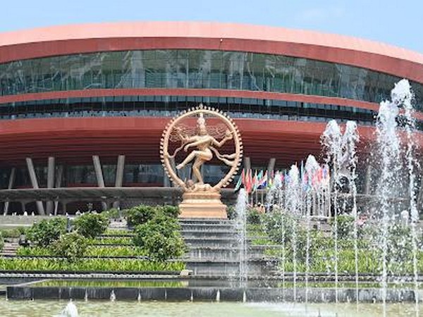 Visual of Nataraja statue installed outside G20 venue (Photo/ANI)