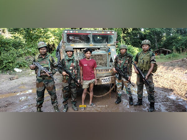 Seized goods were handed over to forest department in Kamjong for further legal proceedings. (Photo: Assam Rifles)