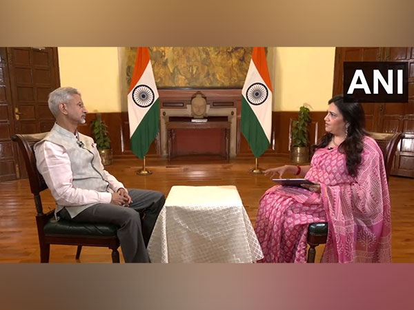 EAM Jaishankar in an interview with ANI Editor Smita Prakash (Photo/ANI)