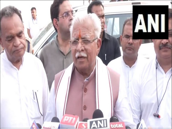 Haryana Chief Minister Manohar Lal Khattar (Photo/ANI)