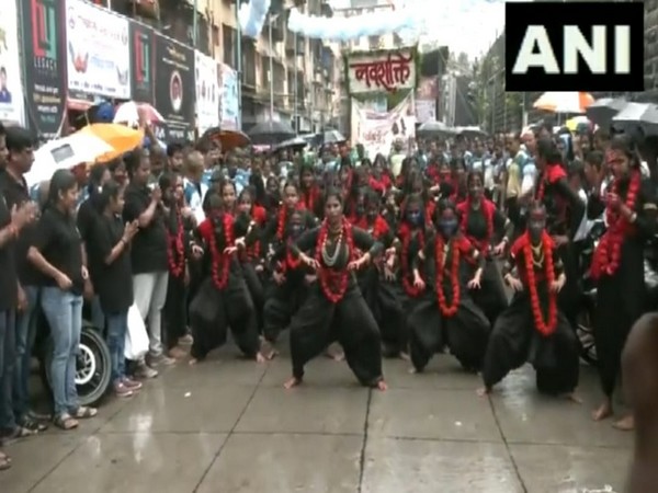 The group performing self-defense dance (Photo/ANI)
