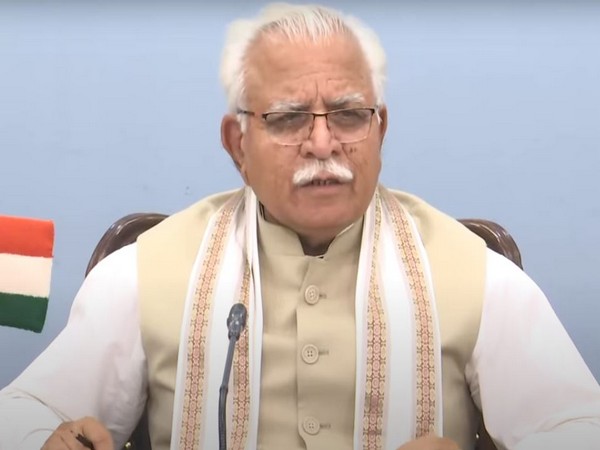 Haryana Chief Minister Manohar Lal Khattar (File Photo/ANI)