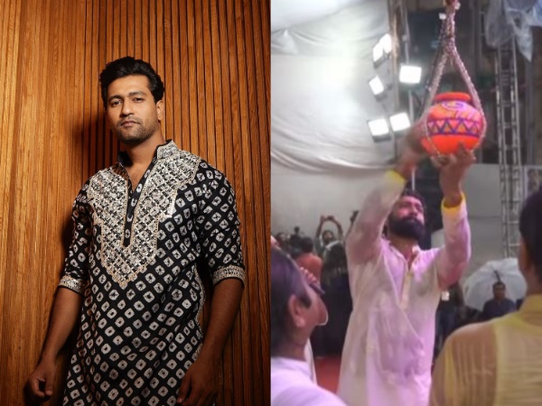 Vicky Kaushal at Dahi Handi event in Mumbai.(Image Source: Instagram)