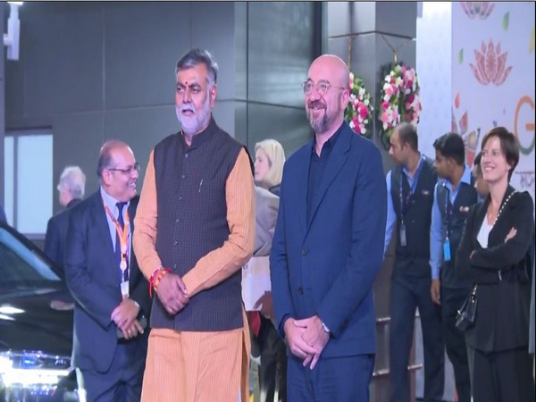 European Council President Charles Michel arrives in India (Photo/ANI)