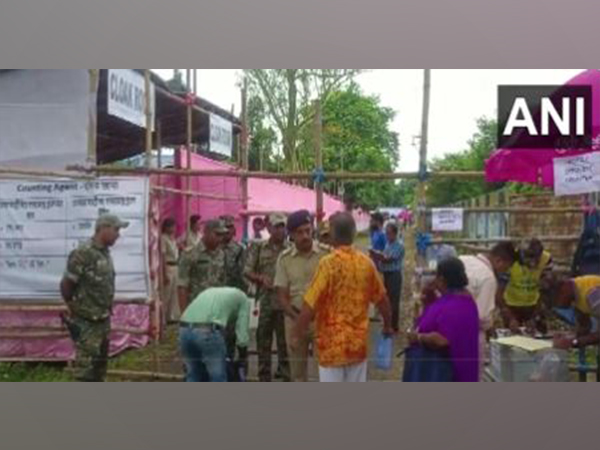 Counting for Dhupguri Assembly by-polls underway. (Photo/ANI)