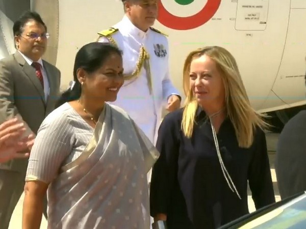 Union Minister of State for Agriculture and Farmers' Welfare Shobha Karandlaje, Italian Prime Minister Giorgia Meloni (Photo/ANI)