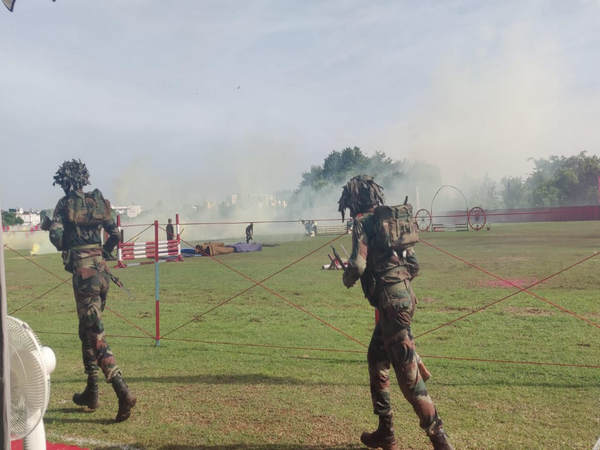 Multi-activity display at officers training academy (OTA), Chennai. (Photo/ANI)