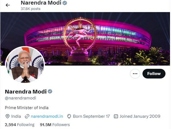 Prime Minister Narendra Modi changes cover image of his X handle.