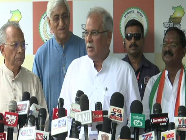 Chhattisgarh Chief Minister Bhupesh Baghel (Photo/ANI)