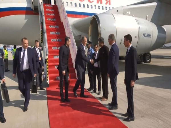 Russian Foreign Minister Sergey Lavrov arrives in India (Photo/ANI)