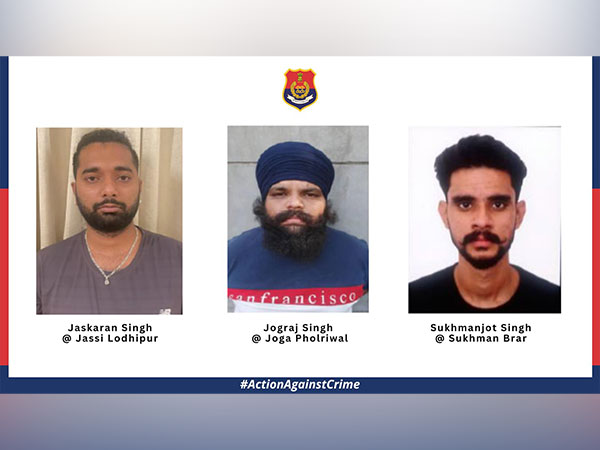 Three shooters arrested by Punjab Police (Photo/X @DGPPunjabPolice)