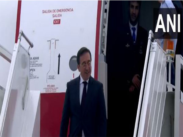 Spain’s Minister of Foreign Affairs Jose Manuel Albares Bueno arrives in New Delhi (Photo/ANI)