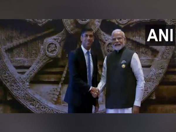 UK PM Rishi Sunak, PM Narendra Modi (Photo/ANI)