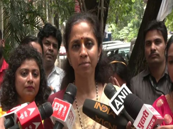 Nationalist Congress Party (Sharad Pawar faction) leader Supriya Sule (Photo/ANI)