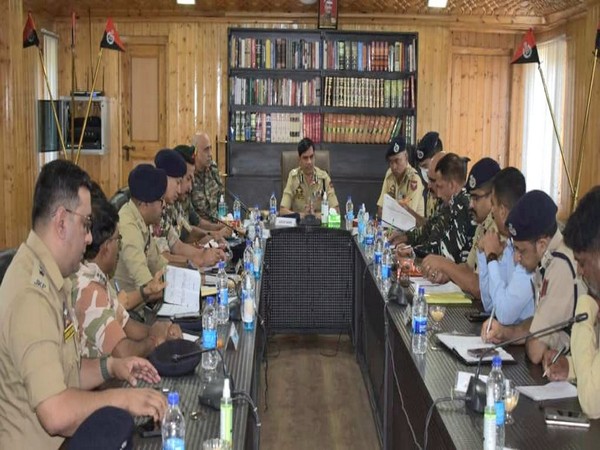 ADGP chairs high-level meeting in J-K's Anantnag (Photo/ANI)