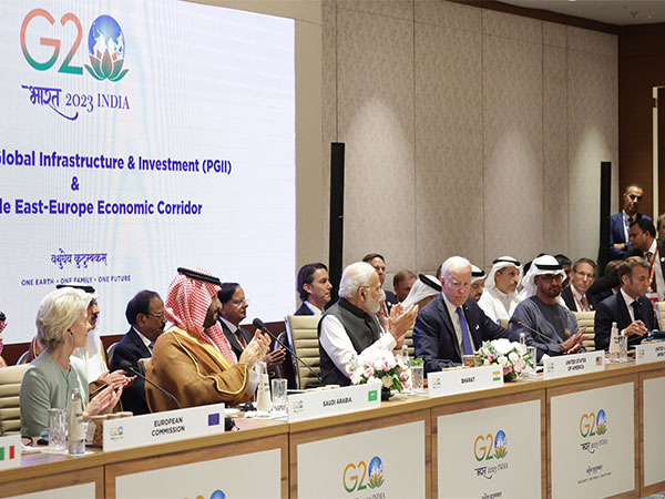 Special event on Partnership for Global Infrastructure and Investment & India-Middle East-Europe Economic Corridor (Source: Twitter/@MEAIndia)