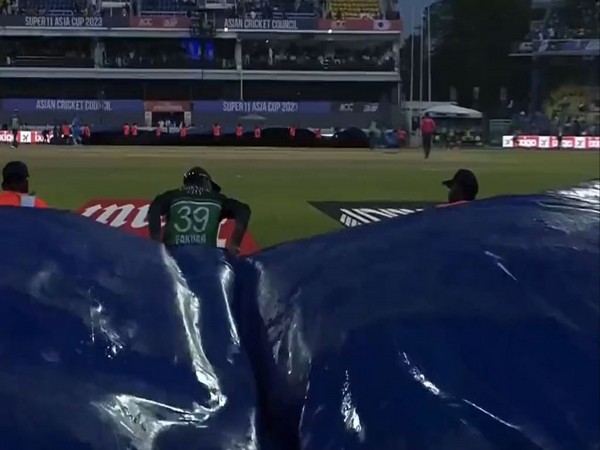 Fakhar Zaman helping ground staff (Photo: Twitter)