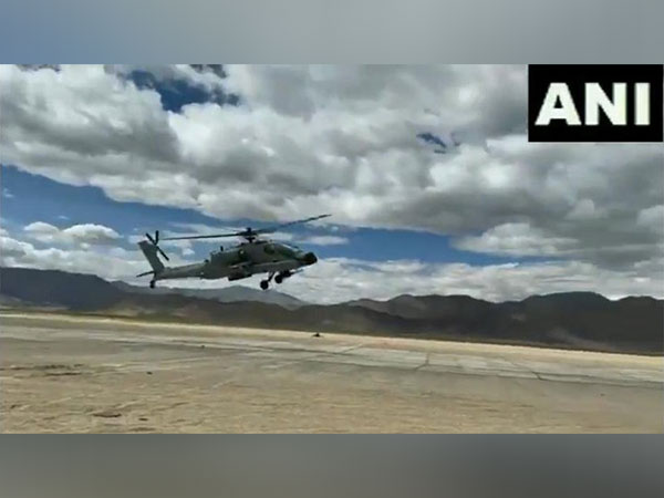 Helicopter landing at an airbase (File Pic)