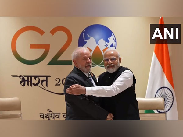 PM Modi with Brazil President Luiz Inácio Lula da Silva (Photo/ANI)