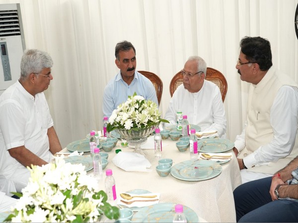 Himachal Pradesh CM Sukhvinder Singh Sukhu in Jalandhar (Photo/ANI)