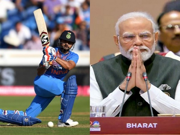 Suresh Raina and PM Modi (Photo: ICC/ ANI)