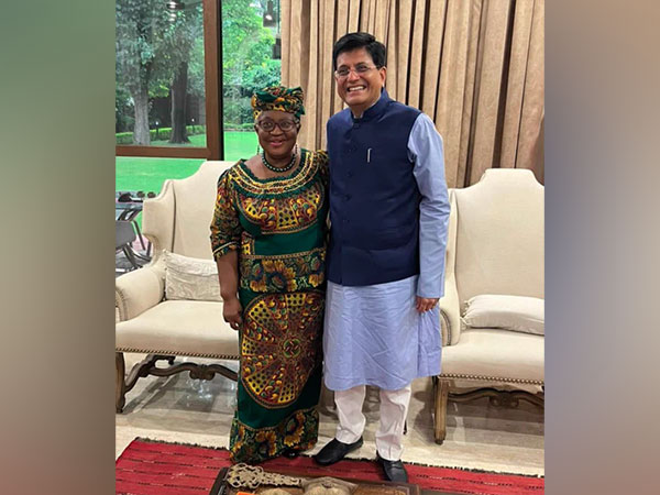 Union Minister Piyush Goyal with WTO Director General Ngozi Okonjo-Iweala (Source: Twitter/@PiyushGoyalOffc)