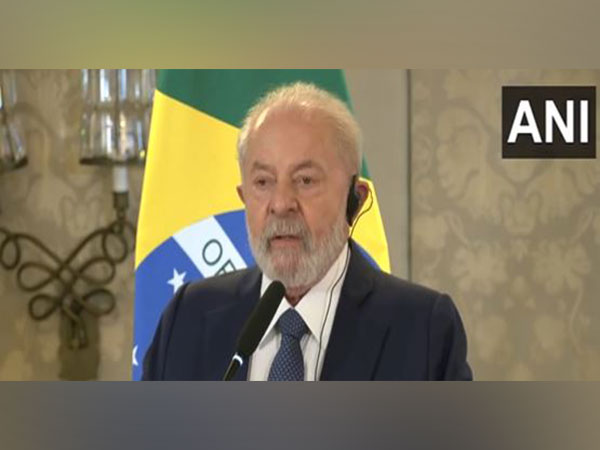 Brazilian President Luiz Inacio Lula da Silva addressing a press conference in New Delhi(Photo/ANI)