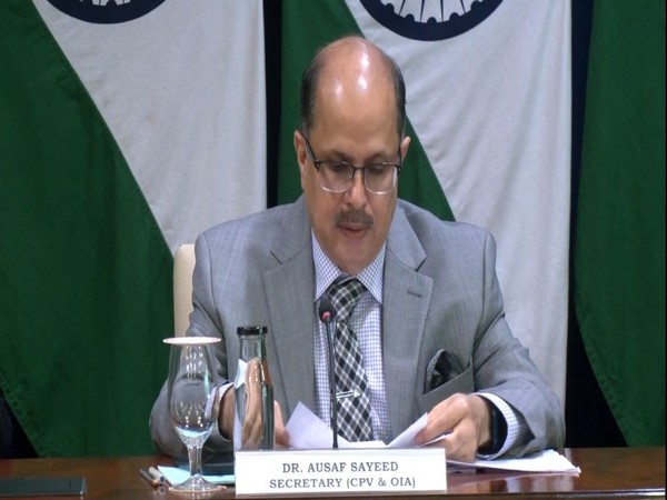 MEA Secretary (CPV & OIA), Ausaf Sayeed (Photo/ANI)