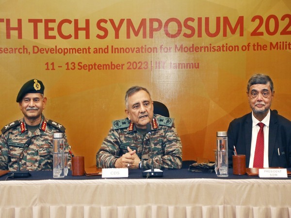 Chief of Defence Staff General Anil Chauhan at North Tech Symposium (Photo/ANI)