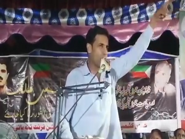 Tauqeer Gilani, a PoK-based political activist (Photo/ANI)