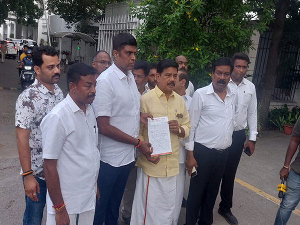 BJP delegation after submitting memorandum (Photo/ANI)