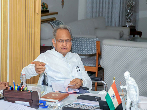 Rajasthan Chief Minister Ashok Gehlot (File photo/ANI)