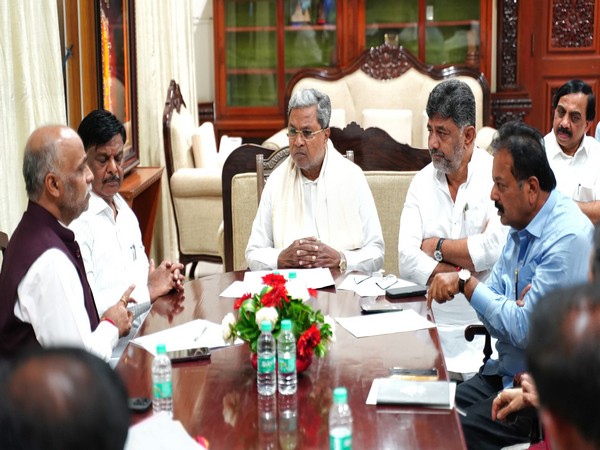 Karnatka Chief Minister Siddaramaiah at a meeting (File Photo/ANI)