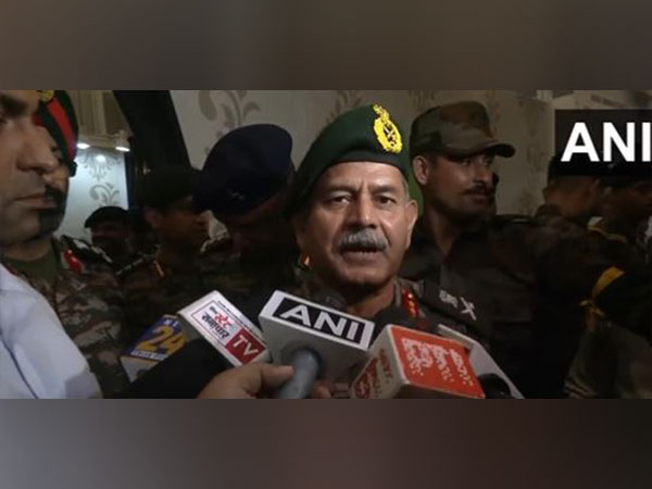 Northern Army Commander Lieutenant General Upendra Dwivedi. (ANI/Photo)