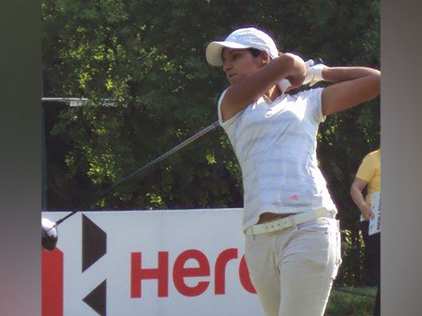 Golfer Neha Tripathi in action during 12th leg of Women's Pro Golf Tour (Image: WPGT)