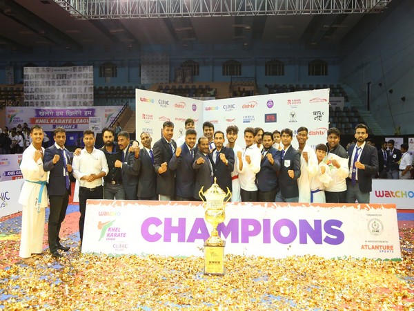 Rajasthan after winning season 2 of Khel Karate League (Image: Khel Karate League)