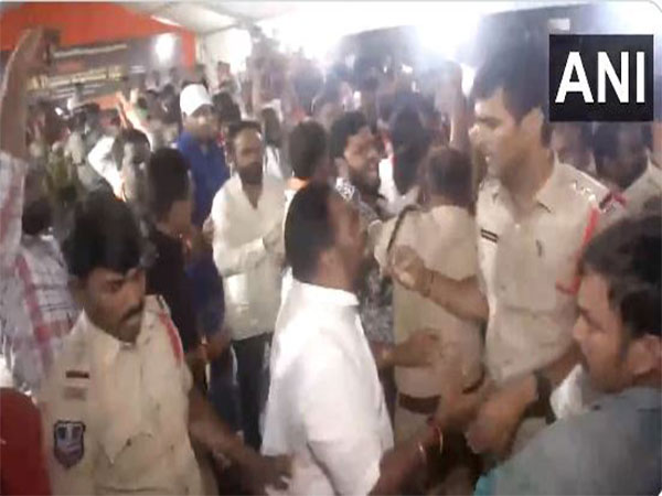 Telangana BJP president Kishan Reddy detained by Hyderabad Police (Photo/ANI)