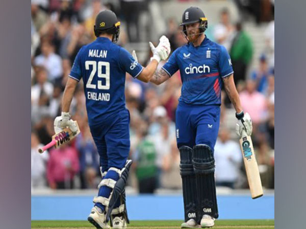 Ben Stokes and Dawid Malan. (Photo- ICC Twitter)