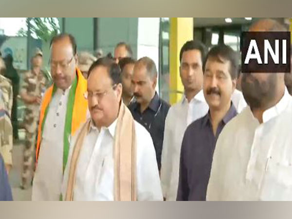 BJP President JP Nadda at Pune Airport (Photo/ANI)