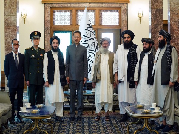 Chinese ambassador to Afghanistan, Zhao Xing, presents his credentials to the Taliban-appointed acting PM Mullah Mohammad Hassan Akhund in Kabul (Photo/X)