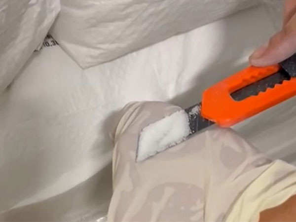 Ammonium nitrate that was being smuggled (Photo/TPS)