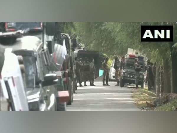 Search operation underway by security forces in Anantnag (Image/ANI)