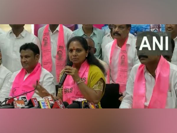 BRS MLC K Kavitha (Photo/ANI)