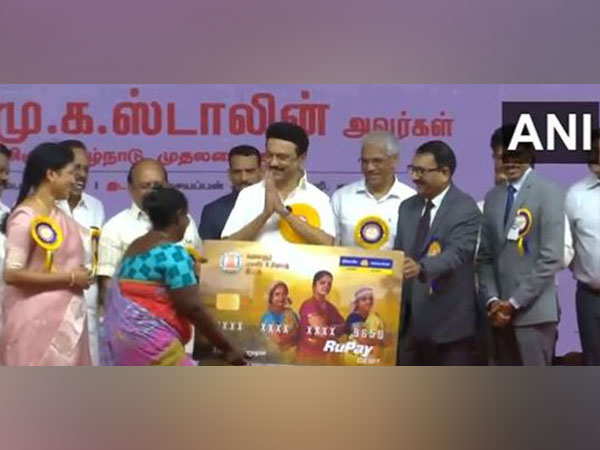 Chief Minister MK Stalin launches Kalaignar Women's Rights Fund Scheme. (Photo/ANI)