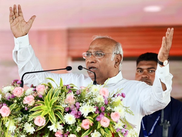 Congress Chief Mallikarjun Kharge (File photo/ANI)