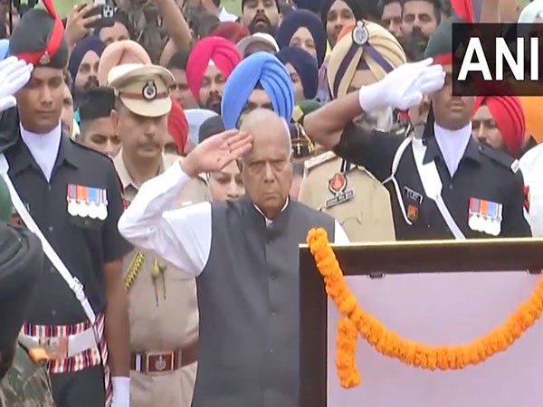 Visuals of mortal remains of Colonel Manpreet Singh being carried to his residence in Mohali (Photo/ANI)