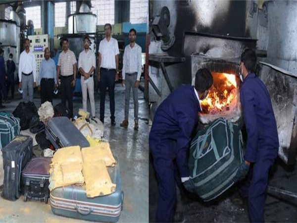 Delhi Customs Preventive Zone destroys 147 kg of narcotics worth Rs 396.5 Cr (Image/PIB)