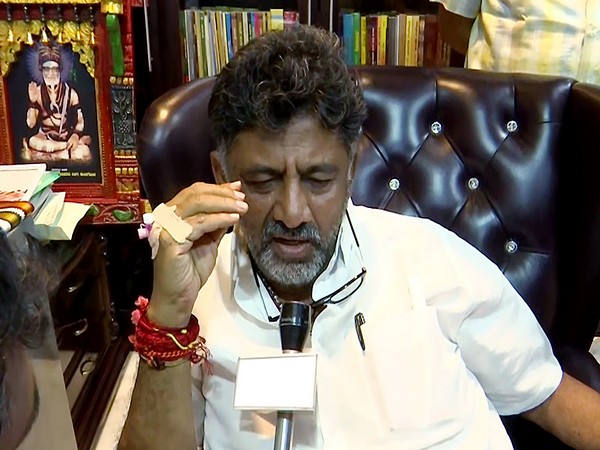 Karnataka Deputy Chief Minister DK Shivakumar (File photo/ANI)