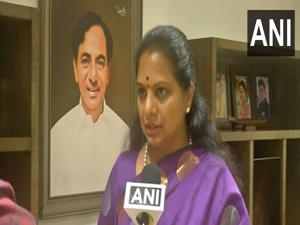 BRS MLC K Kavitha (Photo/ANI)